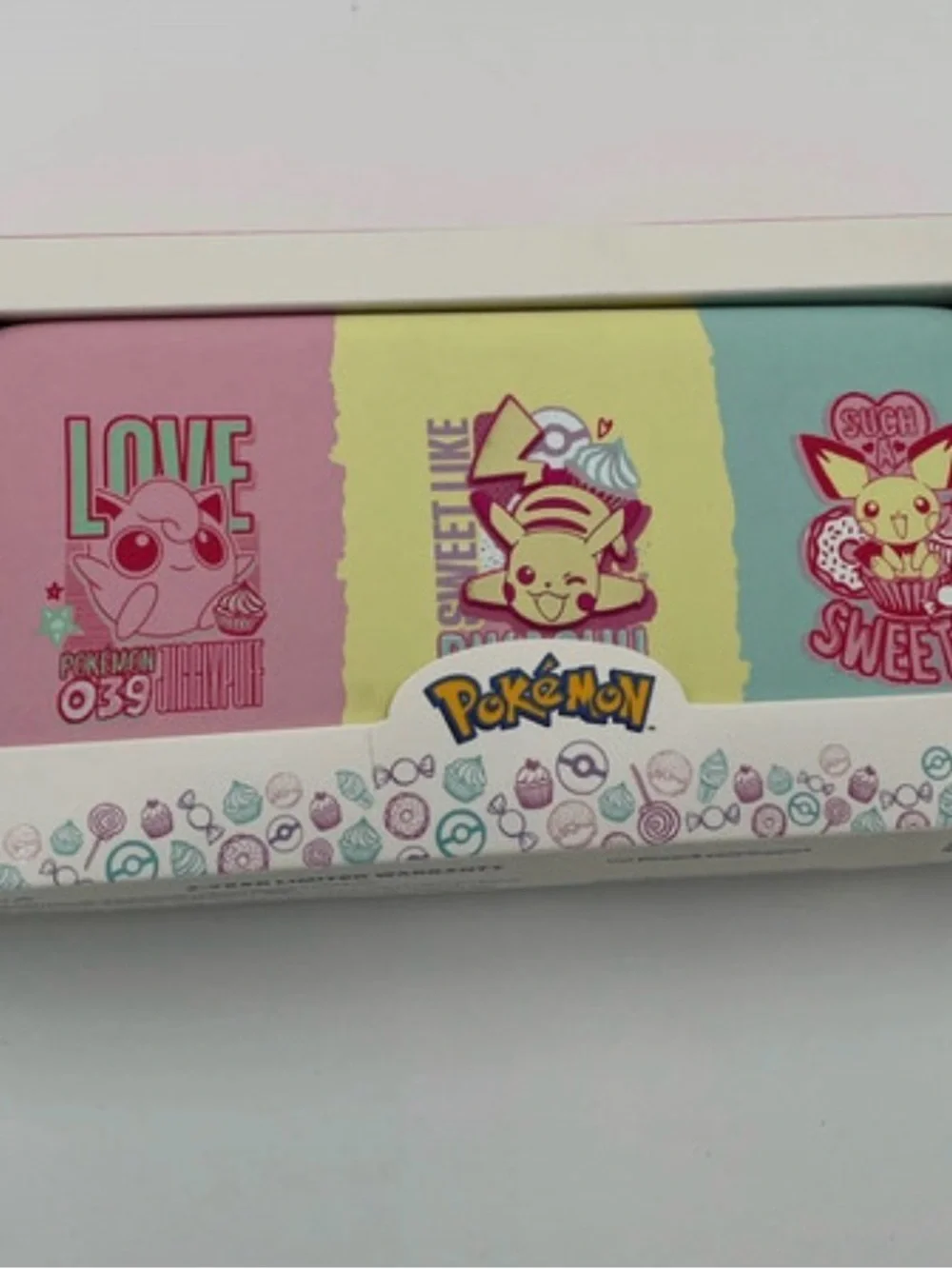 Pokémon Themed Handheld Console protective case - Pink, Yellow, Teal